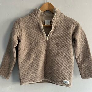 J. Crew Quilted Beige Kids Pullover